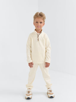 Олимпийка флисовая Молоко - Bungly фото 5