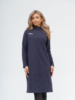 854 Платье "Серый"