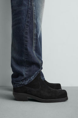 LEATHER COWBOY BOOTS - Zara фото 8