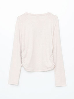 Bisiklet Yaka K?z ?ocuk Ti??rt