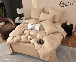 КПБ Candies Страйп сатин (узкая полоска) CANSSY004 Семейный