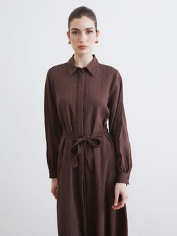 Ku?akl? Modal Kar???ml? G?mlek Elbise