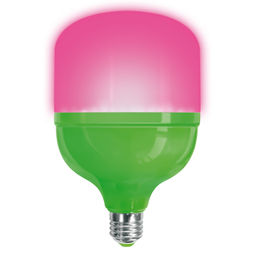 LED-M80-20W/SPSB/E27/FR PLS55GR Лампа светодиодная для растений, IP54. Форма M, матовая. Спектр для рассады и цветения. Картон. TM ФитоЛето