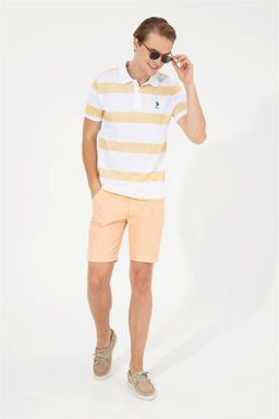 U. S. Polo Assn Мужские оранжевые тканые шорты - U.s. polo assn фото 8