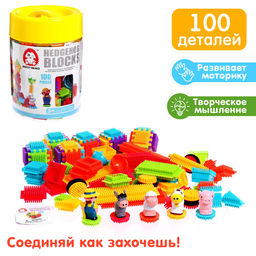Конструктор игольчатый BRISTLES Весёлая ферма, 100 деталей