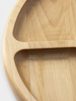 Менажница деревянная круглая Доляна, d=27 см, 5 секций, берёза фото 3