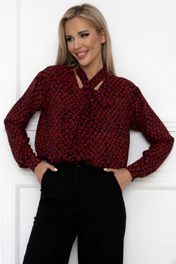 Блуза Open Style 6319 красный