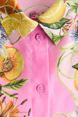 Camisa oversize estampada - H&m фото 6