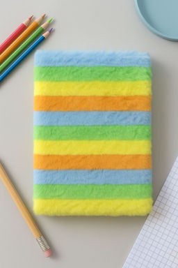 Блокнот плюшевый "Fireworks", 21х14,5 см, плотность 80 гр.