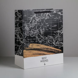 Пакет подарочный ламинированный, упаковка, «Best wishes», XL 49×40×19 см