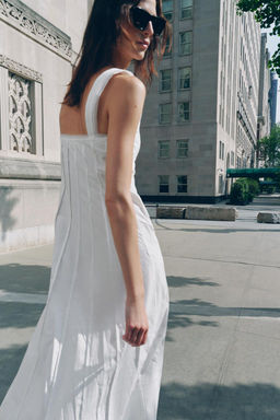 ZW COLLECTION LONG TRIM DRESS - Zara фото 5