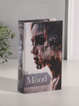 Шкатулка книга - сейф «Мегаполис. Девушка. Настроение» дерево, искусственная кожа, 21×13×5 см