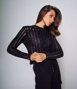 Джемпер #КТ8938, чёрный - Dommod фото 3