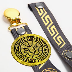 Держатель для соски - пустышки «Lion», на ленте