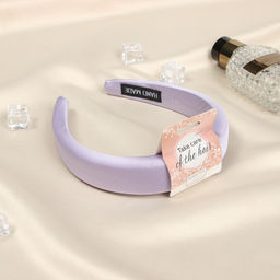 Ободок для волос «Жаннет», классик глянец, 3 см, сиреневый