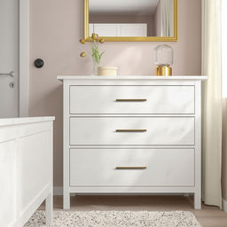 Цена за 2 шт. Ручка-рейлинг CAPPIO FRIDA, нержавеющая сталь, d=12 мм, м/о 128 мм, цвет золото