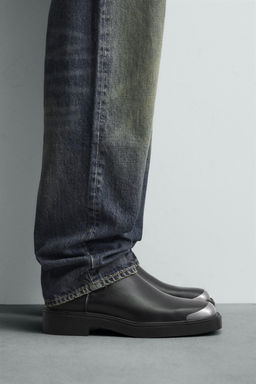 CHELSEA BOOTS WITH METAL DETAIL