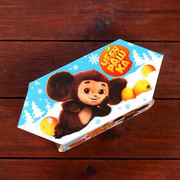 Цена за 5 шт. Подарочная коробка Чебурашка, Конфета малая , 9 х 5,8 х 12,8 см - Simaland фото 3