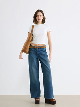 Bisiklet Yaka Kad?n Crop