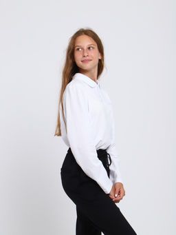 Ладошки / Рубашка-поло Василий белый  фото 6