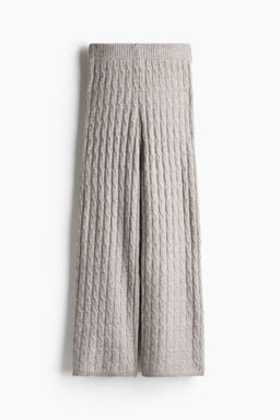Pantalon en punto trenzado - H&m фото 6