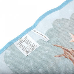 Салфетка хозяйственная 50х60см "Праздник к нам приходит" 1, рогожка 171г/м2, хлопок 100%, без упаковки, "Домашняя мода" (Россия)