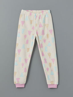 Beli Lastikli Polar K?z ?ocuk Pijama Alt