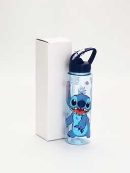 Бутылка-непроливайка пластиковая с трубочкой «Стич», 750 мл