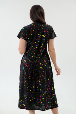 Платье женское из кулирки Миранда акварель макси - Амадэль фото 10