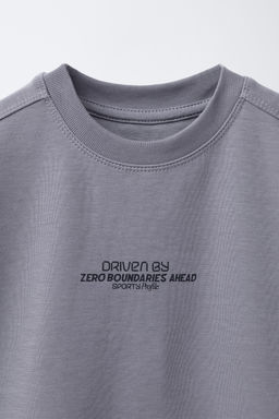 SLOGAN INTERLOCK T-SHIRT AND BERMUDA SHORTS SET - Zara фото 4