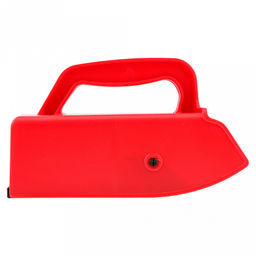 Марья (Maria) Комбайн (контейнер) плодосборник Финский для ягод, 22х14х13,5см, с заслонкой, пластик ручка (подходит для всех типов ягод), цвет - красный (Китай) - Домашняя мода фото 3