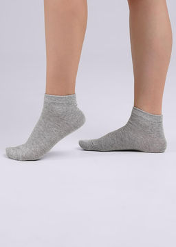 CLES Носки жен.L2002 market line укороч меланж серый - Clever wear фото 2