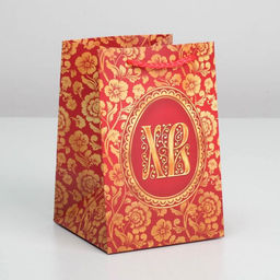 Цена за 3 шт. Пакет подарочный, упаковка на Пасху, «ХВ», 12×18×12 см