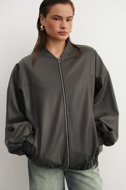 Куртка из эко-кожи с рельефами - Mollis фото 2