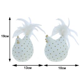 Фигурка декоративная Курочка, L13 W10 H19 см - Remeco фото 2