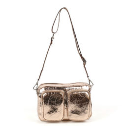 Женская кожаная сумка через плечо с объемными карманами 0117-20 - Cidirro фото 3