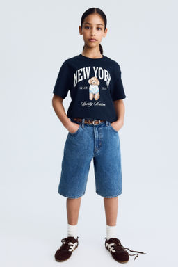 Camiseta estampada de algod?n - H&m фото 9