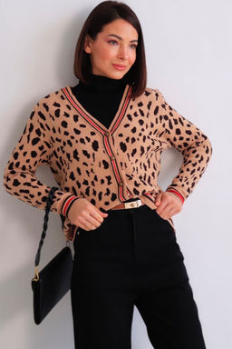 Martichelli Кардиган бежевый с пятнышками фото 3