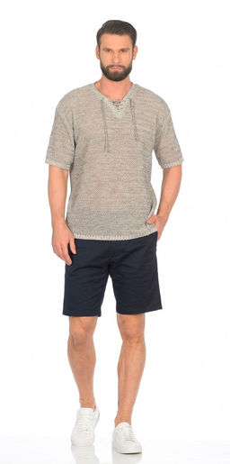 Джемпер короткий рукав 2310 лен 1