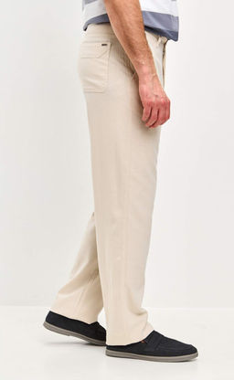 Брюки лен F511-0851 l.beige - Fine joyce фото 7