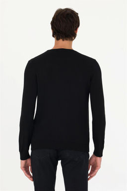 U. S. Polo Assn Мужской черный базовый свитер - U.s. polo assn фото 12