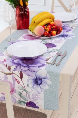 Дорожка на стол из рогожки 50x140 Happy Fox Home  фото 14