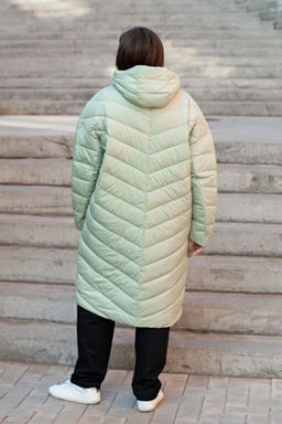 Пальто Luxury Moda 1027 оливковый