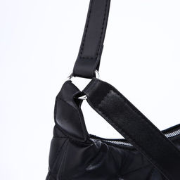 Сумка-багет на молнии, цвет чёрный - Simaland фото 5