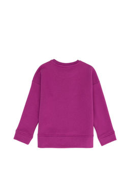 Фиолетовый свитшот для девочки - U.s. polo assn фото 2