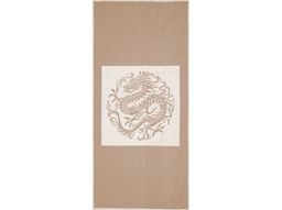 6с102.511ж2 Красный дракон (лен3) Полотенце махровое 67х150см