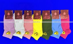 Цена за 10 пар. ЦВЕТНЫЕ НОСКИ женские АВОКАДО ECONOM 36-41 (фактически 36-40) - For you фото 8