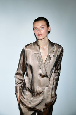 STRIPED PYJAMA SHIRT - Zara фото 3