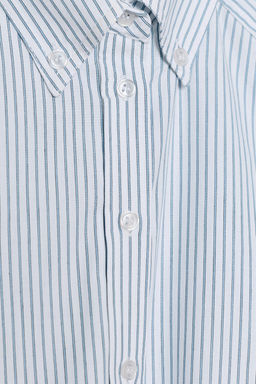 STRIPED POPLIN SHIRT - Zara фото 6