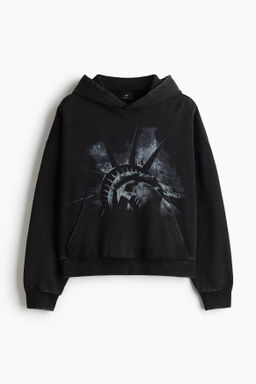Sudadera con capucha y estampado Oversized Fit